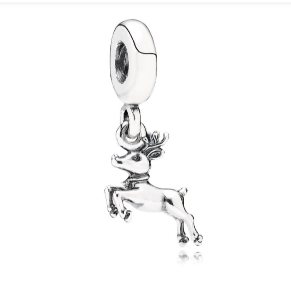 Pandora Reindeer Charm 791194 Sterling Silver ALE 925